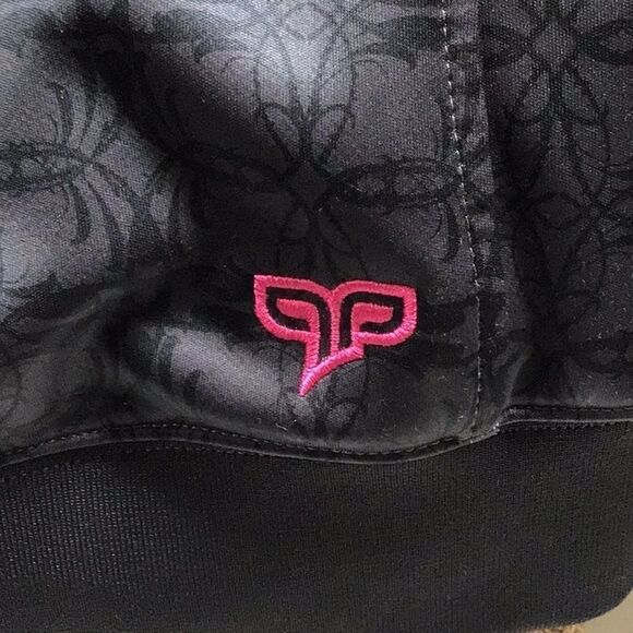 𝅺the North Face polar zip up jacket hoodie coat pink and black vest XS - Picture 6 of 15